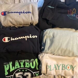 6 sweat shirts